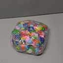 Nicunom 60 PCS Cat Pom Pom Balls, 1.7Inch Rainbow Cat Toy Balls, Soft Plush Cat Ball Fuzzy Kitty Balls Colorful Kitten Puff Ball for Pet Kitten Interactive Playing Exercising Chasing