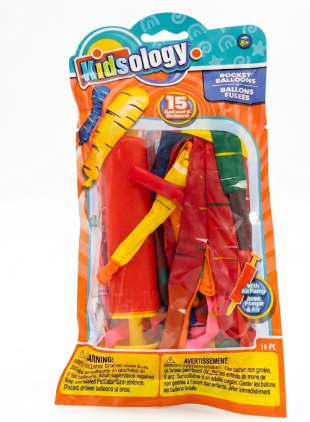 Kidsology rocket balloons 15 piece