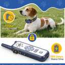 Wireless Dog Fence, Electric Fence for Dogs,Training Collar with Remote Control 3800FT Range, Portable Dog Perimeter Collar with 3 Training Mode Flash Light & Waterproof for 2 Dogs BL
