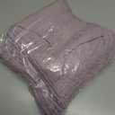 TURSTIN 24 Pieces Lavender Purple Cotton Linen Wedding Napkin Square Rustic Fringe Table Napkin for Dinners, Parties, Weddings