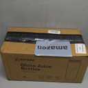 Ruckae 16oz 10 Pack Juice Bottles, Glass Bottles with Lids, Smoothie Cup Lids and Straws, Water Bottle Mason Jar Drinking Glasses for Juicing, Smoothies, Kombucha (Transparent)