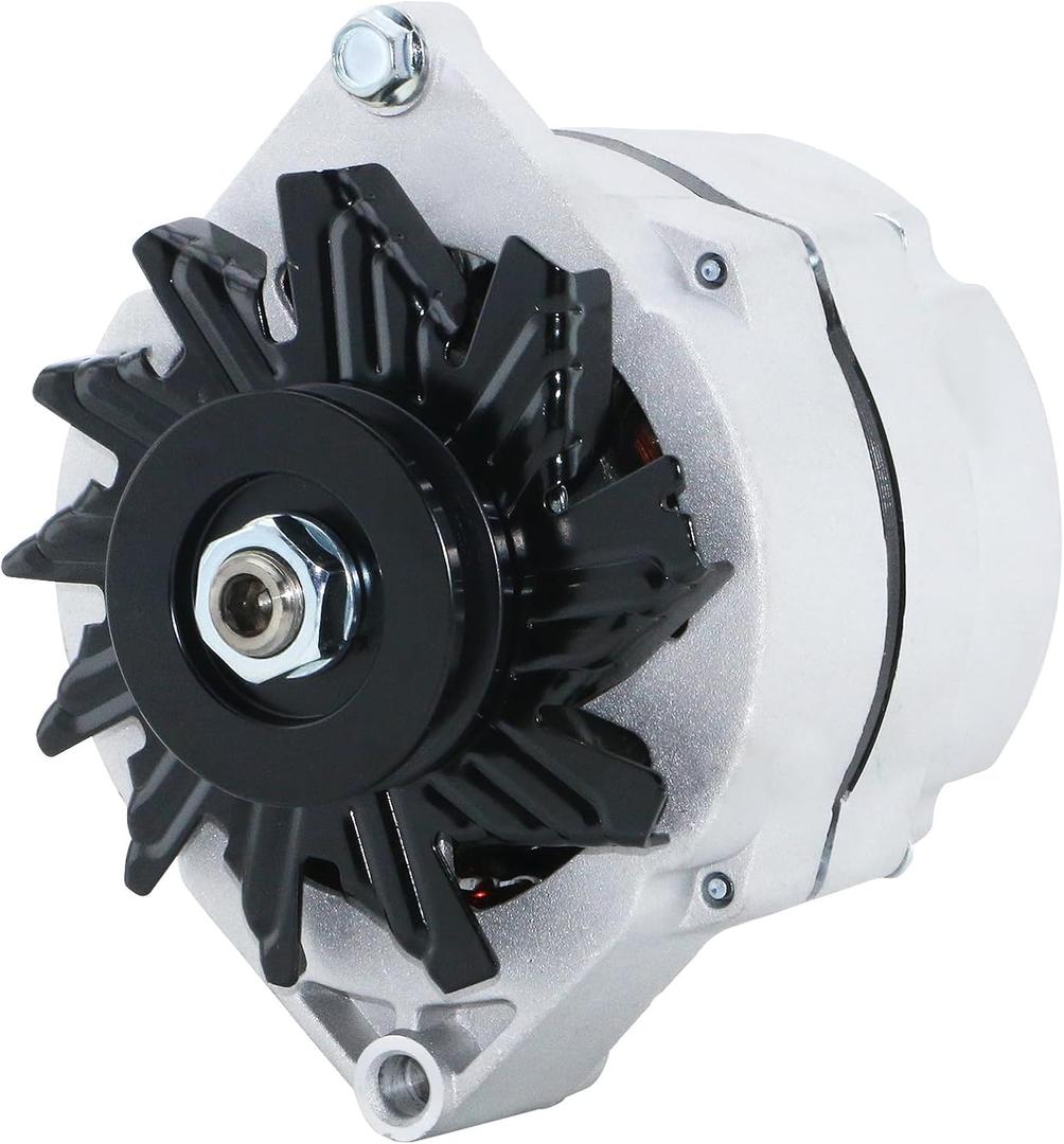 1 Wire GM Alternator New Self Exciting High Output 105A 10SI SBC BBC for Chevy ADR0335 334-2114 ADR0325 7127-SE105 400-12340 20-102-7