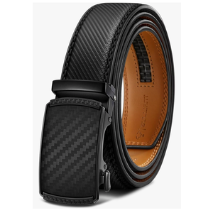 BULLIANT Men's Belt,Slide Ratchet Belt Adjsutable For Men Suit Casual Jeans Gift Boxed,Trim To Fit Small