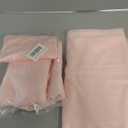 Socomi 4 Pcs Blush Pink Gauze Table Runner Bulk 10 Ft Chiffon Like Wedding Table Runner for Bridal Shower Decorations Baby Shower