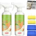 2Pcs Fly Cleanse Spray, Natural Formula to Household Appliances, Electrolyzed Ion Kitchen Cleaner Spray, Multi-Purpose Fly Cleaner, Effective Kitchen Appliance Cleaner for Hold,Oven,Stove,Range Hood