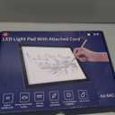 Zocelight A4 Light Pad for Diamond Art Kits for Adults,0.2" Ultra Thin Light Board with Stand and Clip for Diamond Painting Accessories,3 Levels Dimming Light Box for Drawing,Sketching,Animation