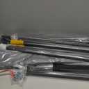 Room Divider, 3 Panel Folding Privacy Screens with Wider Support Feet, 6 Ft Portable Room Partition for Room Separator, 102" W X 71" H, Grey