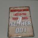 Lamvao Metal Wall Art Sign - Remember When I Asked For Your Opinion - Red - 8x12 inches - Home Decor, Pack Of 4