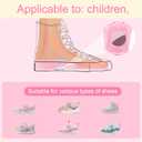 RFUNGUANGO Insoles for Airtag Hidden Holder, Tracker Devise Case for Kids, Comfortable Inserts for ShoesPink Rainbow (Pink, 6.89-7.48IN 10 Toddler-12.5 Toddler)