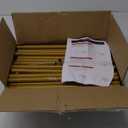 LANGXUN Heavy Duty Metal Square Backdrop Stand Arch for Wedding Birthday Graduation Decorations, Ceremony Reception, Event Party Supplies, Baby Shower Photo Booth Background Supplies (Gold)