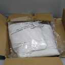 18x18 Decorative Throw Pillow Inserts-Down Feather Pillow Inserts-Square-Cotton Fabric-Set of 2-White