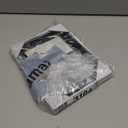 Malden 673-35SD Double 3.5x5 Picture Frame - Wide Real Wood Molding, Real Glass - Black