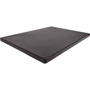 Thick Black Cutting Board 24x18 Extra Large 1" HDPP Plastic for Restaurants and Professional Kitchens, NSF Stamped - 13 lb