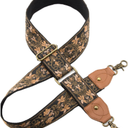 Purse Strap Replacement Crossbody Adjustable Bag Strap Retro Jacquard Embroidery Wide Shoulder Strap for Women Handbags