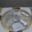 LED Ceiling Light Gold Dimmable Close to Ceiling Lamp with Remote Control for Living Room,Bedroom,Kitchen,W31.5