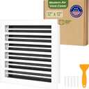 Modern AC Vent Cover 12x12, Premium Linear Slot Diffuser