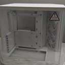 NZXT H6 Flow RGB Mid-Tower Airflow Case with 3 RGB Fans, Panoramic Glass Panels, and Cable Management - White