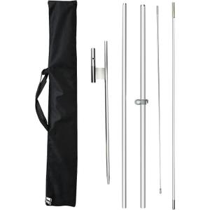 Feather Flag Pole Kit for Swooper Flag 8FT, Swooper Flag Pole Kit with Ground Spike for Feather Flags