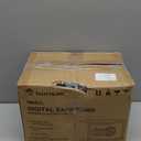 Bonsaii Safe Box with Electronic Keypad, Steel Security Lock Box with Key, 0.23 Cubic Feet, 9.06" W x 6.69" D x 6.69" H, Small Hidden Safe for Cash Jewelry