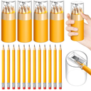 36 Pack Mini Golf Bulk with Eraser Sharpener, 2HB Pre sharpened Yellow Half Short Gift for Christmas Party Favor Back to Supplies Golf