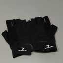 ATERCEL Workout Gloves for Men and Women, Exercise Gloves for Weight Lifting, Cycling, Gym, Training, Breathable and Snug fit (Medium, Black)