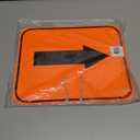 Cone Sign, Arrow Right (Black on Orange) Single-Sided