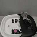 Medical king Foot Spa with Heat and Massage and Jets Includes A Remote Control A Pumice Stone Collapsible Massager with Bubbles and Vibration