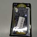 Compatible with iPhone XR Case Black Leopard Design for Women Girls, Military Grade Shockproof Bumper Anti-Scratch Acrylic Back Protection Cover