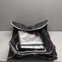 cherrboll Insulated Pizza Delivery Bag Commercial Food Warmer Carrier Bag 22" by 22" by 11" Holds 5-20" Large Pizza Boxes or Trays