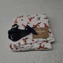 Eddie Bauer- Twin XL Sheet Set, Cotton Flannel Bedding Set, Brushed for Extra Softness, Cozy Home Dcor (Fox Trail Orange, Twin XL)