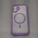 Miracase for iPhone 17 Case 6.3'', Full-Body Military Grade Drop Protection Outdoor Phone case with Built-in Glass Screen &Camera Control,Easy Installation,No Gap,Compatible with MagSafe, Light Purple