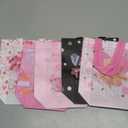 YANGTE Valentine's Day Gift Bags With Handles - 12Pcs Reusable Non-Woven Tote for Kids Classroom Exchange, Party Favor, Wrapping - Goody Bags for Giving