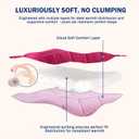 3pc Hot Pink Queen Size Bedding Comforter Set Duvet Insert Blanket