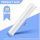 Fabbay 30 Pieces 6 Inch White Foam Cylinders for Crafts Foam Tubes Rods Cylinders Shape for Modeling, DIY Crafts and Arts Projects Decorations Supplies