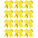 12 PCS Softball Bows 8" Softball Cheer Bows Bulk Hair Bows Cheerleading Sports Cheerleader Ponytail Holder Softball Accessories for Girls College Competition Yellow