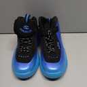 Kids Sneakers Basketball Shoes Breathable Nonslip Sports Tennis Walking Running Shoes for Boys Girls (6 Big Kid, Black Blue)