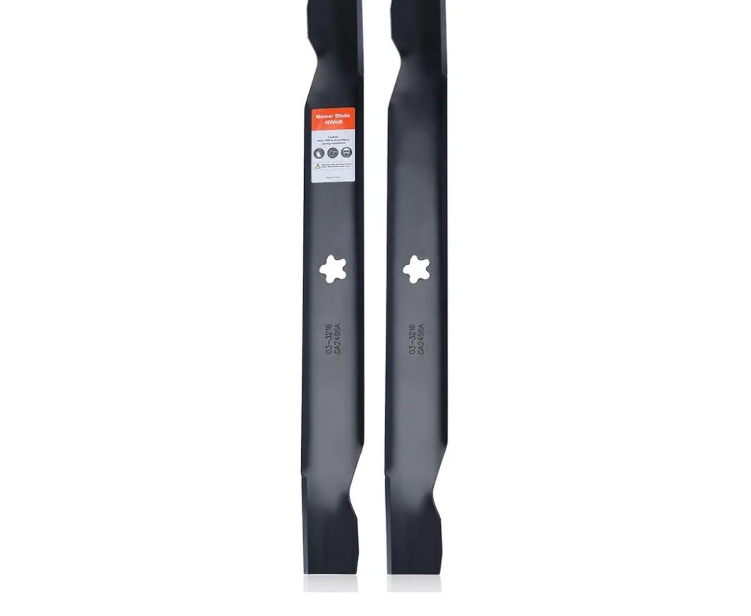 Hipa 138971 Mower Blades for Craftsman LT1000 LT2000 42 inch Riding Mower, Poulan Pro Husqvarna 42'' Deck Lawn Tractor Replace for 532138971 422719