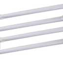 Cybertech Lighting 3ft 30W LED Shop Light Fixture with Pull Chain Switch, Full Size Lamp Cover, 4000K Cool White. (4-Pack)