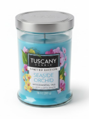 Tuscany Candle, Limited Edition, in the "Seaside Orchid" Fragrance