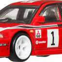 Hot Wheels Car Culture Premium 1:64 Scale Die-Cast Toy Mitsubishi Lancer Evolution VI with Real Riders Tires & Metal/Metal Body & Chassis, Thrill Climbers