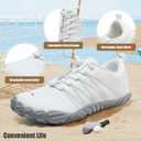 Barefoot Shoes Women Men Minimalist Shoe Wide Toe Box Zero Drop (White)