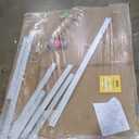 VIZ-PRO Double-Sided Magnetic Mobile Whiteboard, 60 x 48 Inches, Rolling Dry Erase Board Easel Stand on Wheels with Aluminium Frame for School Office Home 5' x 4'