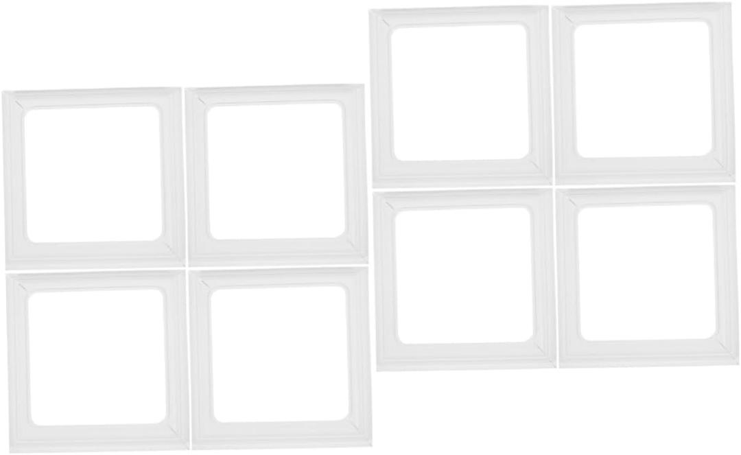 GALPADA 8pcs Decorative Post Skirt Covers for Outdoor Fences Plastic Base Caps for Easy Installation Weather-Resistant Railing Post Trim for Gardens and Decks