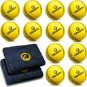 Soft Foam Baseballs Safe Indoor & Outdoor Practice Baseballs for hitting Safety Baseball for Kids & Teenagers with wrist sweatbands Training Foam Balls for Hitting, Throwing & Catching12 Pack