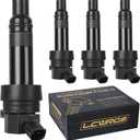 Ignition Coil Packs of 4 Fits for L4 1.6L 2012 2013 2014 2015 2016 2017 Kia Rio Soul Hyundai Accent Veloster 1.6 Coils Replaces# UF652 C1803