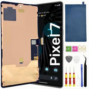 OLED Pixel 7 Screen Replacement for Google Pixel 7 LCD Screen Pantalla Touch Digitizer Display with Frame Tool Kit GVU6C GQML3 Support Fingerprint