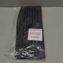 EDJO Wireless Keyboard, 2.4G Ergonomic Full Size Wireless Computer Keyboard with Wrist Rest for Windows, Mac OS Desktop/ Laptop/ PC（Black）