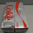 2 x Diet Coke Soda Soft Drinks, 12 fl oz Fridge Pack Cans, 12 Pack - Cola Flavored Diet Soda Soft Drinks