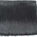 10 Yards of 8" Black Fringe Trim Tassel Sewing Trim for Clothes Accessories Latin Wedding Dress DIY Lamp Shade Decoration