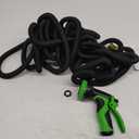 Delxo Garden Hose with Nozzle, 3/4 in. x 100 FT Non-Expanding Water Hose with Holder, Lightweight Manguera Para Jardin, Water Pipe, Durable & Easy to Use for Gardening, Car Washing & Storage